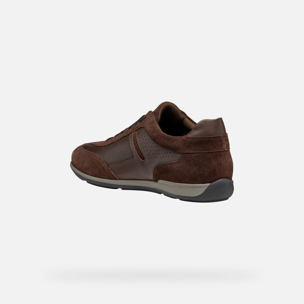 Low top sneakers IONIO MAN Dark Coffee - image number 4 | GEOX