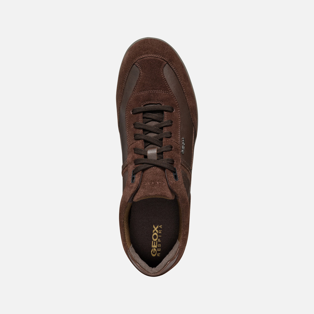 Low top sneakers IONIO MAN Dark Coffee - image number 6 | GEOX