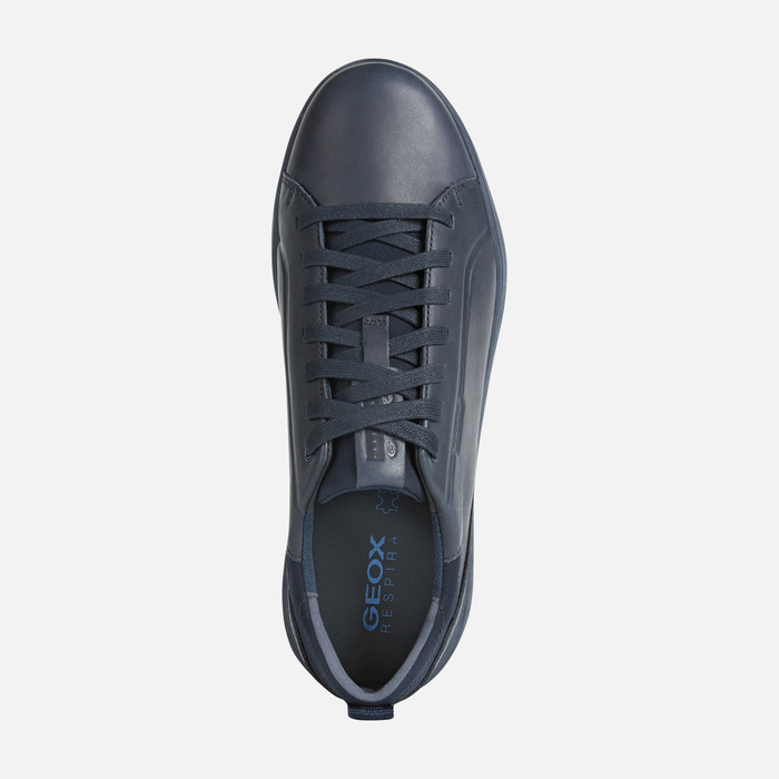 Geox® SPHERICA EC4: Men's Navy blue Low Sneakers | Geox®