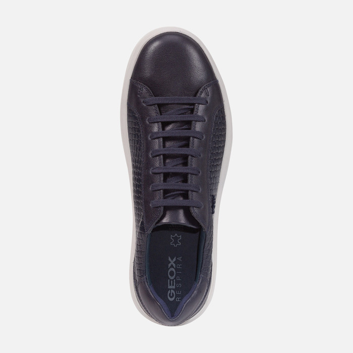 Geox® VELLETRI Man: Navy Sneakers | Geox®