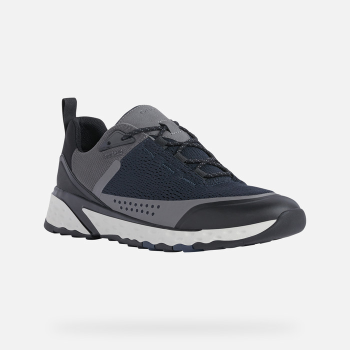 Geox® STERRATO Man: Navy Sneakers | Geox®