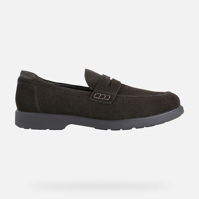 geox mens suede loafers