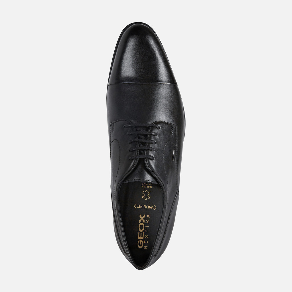 Geox® IACOPO WIDE: Men's Black Waterproof Shoes