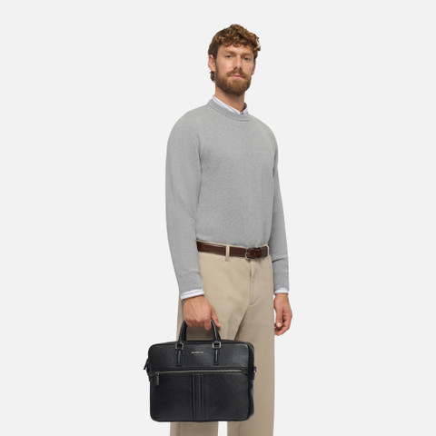 Sac de travail DAMIEN HOMME Noir - image number 1 | GEOX