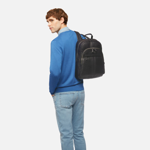 Backpack YVAN MAN Black - image number 2 | GEOX