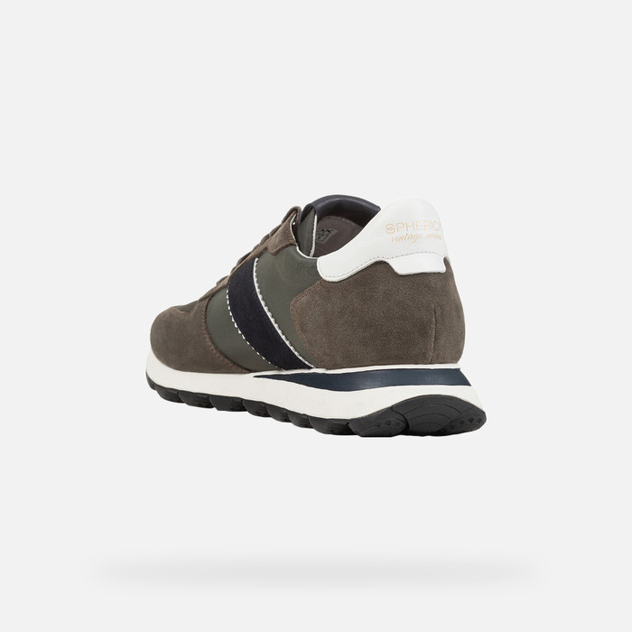 SNEAKERS HOMBRE SPHERICA VSERIES HOMBRE - VERDE OLIVA/AZUL MARINO