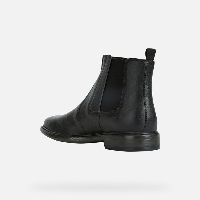 Geox® TERENCE: Men's Black Ankle Boots | FW22 Geox®