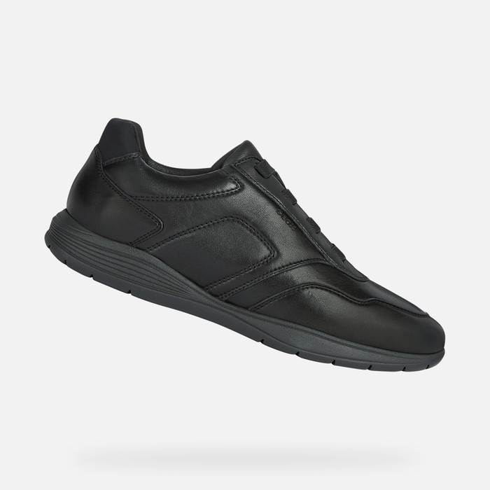 Geox® Men's Black Leather Shoes | Geox® Online