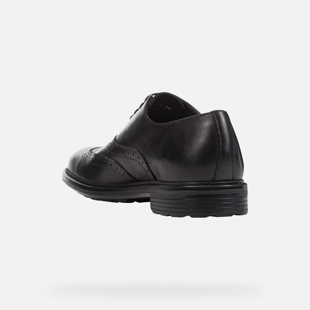Geox MNEBULA11 - Zapato para caminar para hombre, Negro 