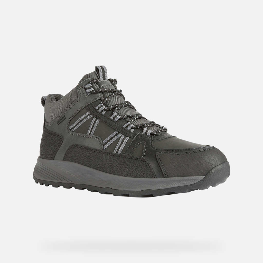 Geox® TERRESTRE B ABX: Men's Black Rainproof Shoes | Geox®