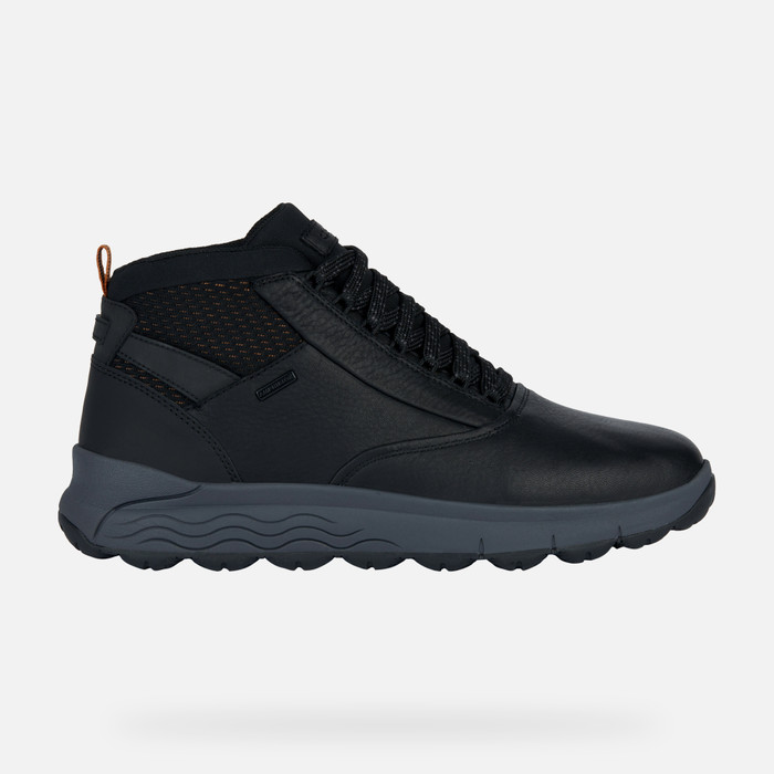 Geox® SPHERICA 4X4 B ABX: Waterproof Shoes black Man | Geox®