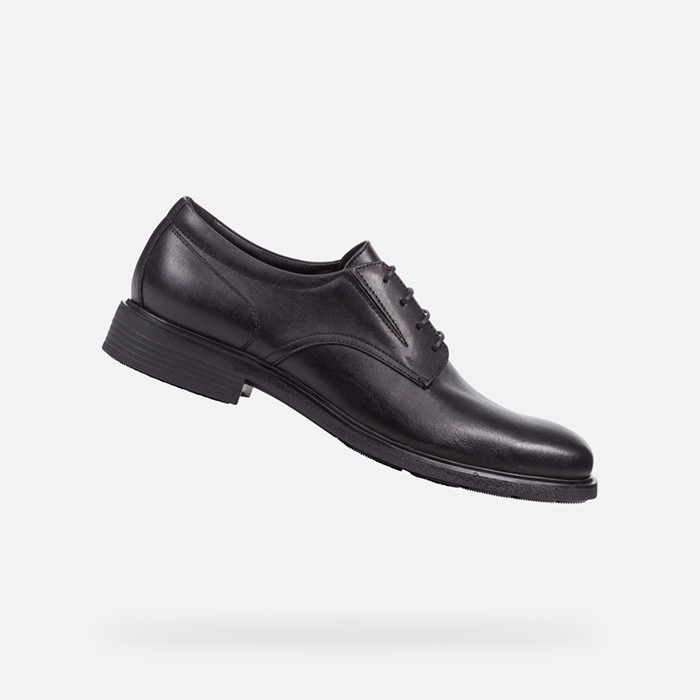 Leather shoes DUBLIN MAN Black | GEOX