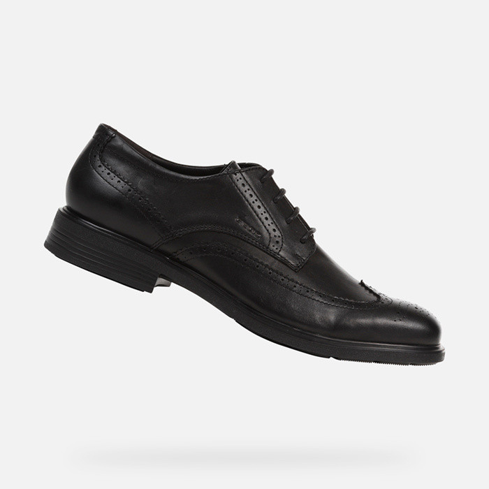 Chaussures en cuir DUBLIN HOMME Noir | GEOX