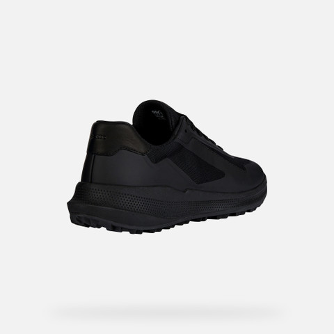 Geox® PG1X: Men's Black Low Top Sneakers | Geox ® SS23