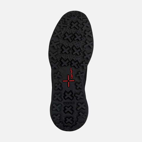 Geox® PG1X: Men's Black Low Top Sneakers | Geox ® SS23