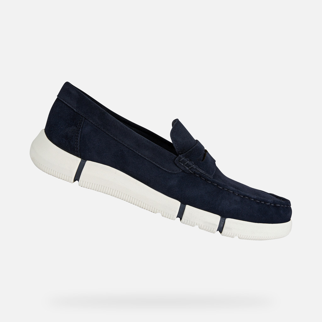 Geox cheap navy loafers