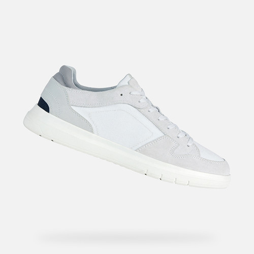 SNEAKERS HOMME MEREDIANO HOMME - BLANC CASSÉ/BLANC