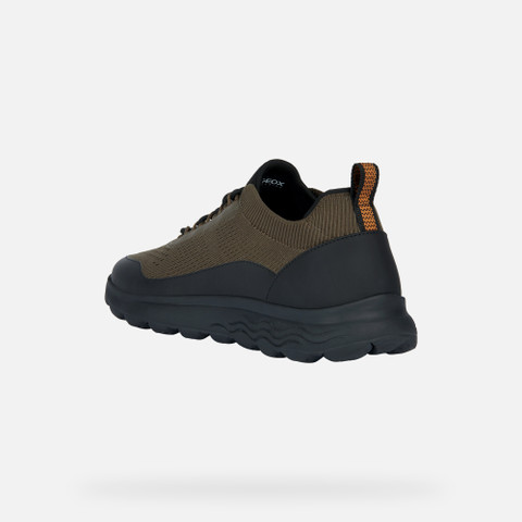 Low Top Sneakers SPHERICA MAN Dark Olive - image number 3 | GEOX