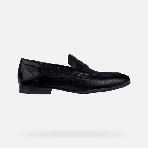 Leather loafers SAPIENZA MAN Black - image number 2 | GEOX