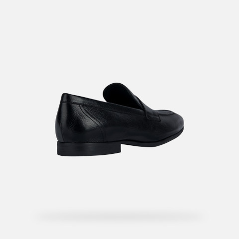 Leather loafers SAPIENZA MAN Black - image number 5 | GEOX