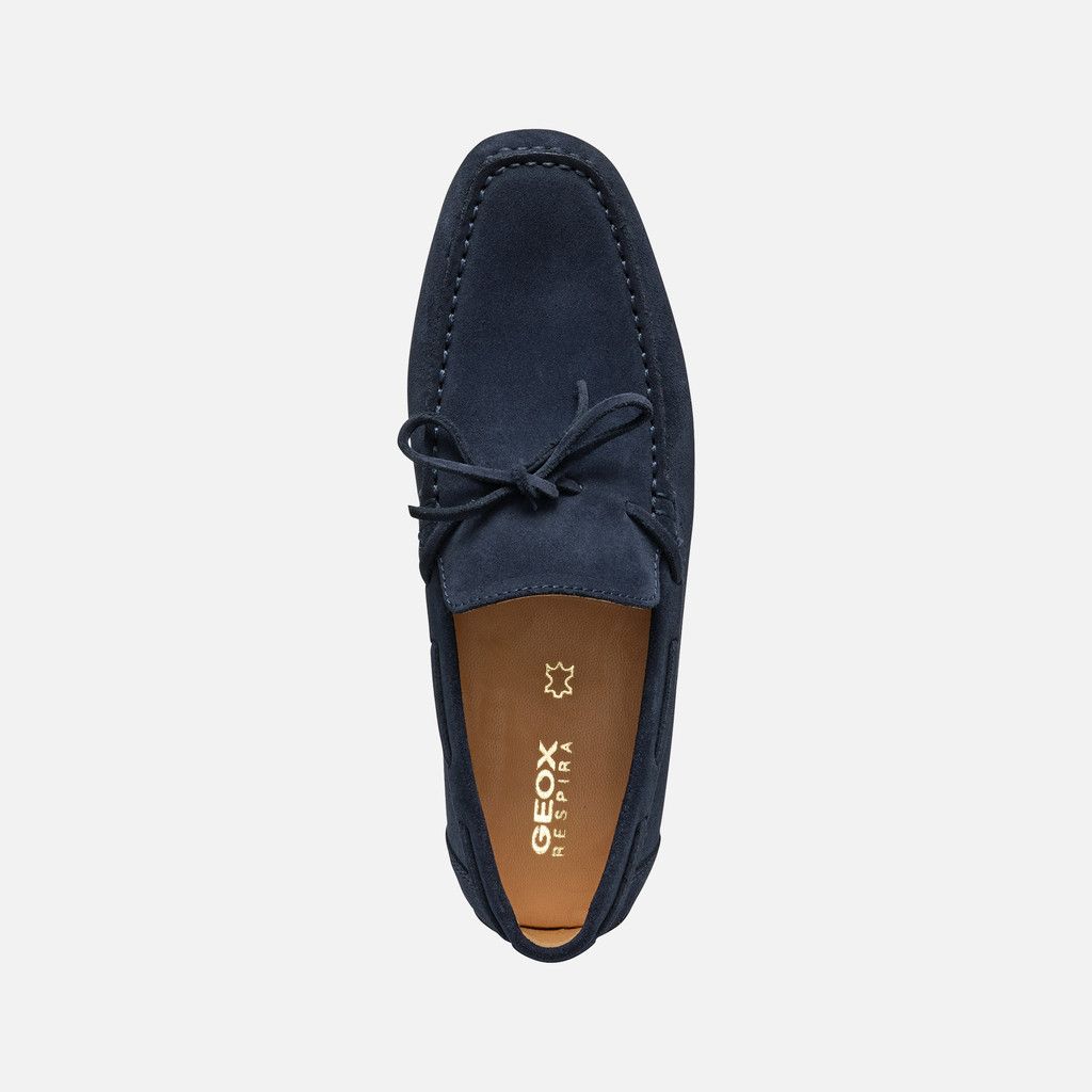 Geox navy loafers hotsell