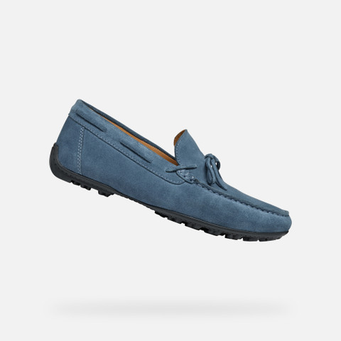 Geox® KOSMOPOLIS + GRIP: Men's avio Suede Loafers | Geox®