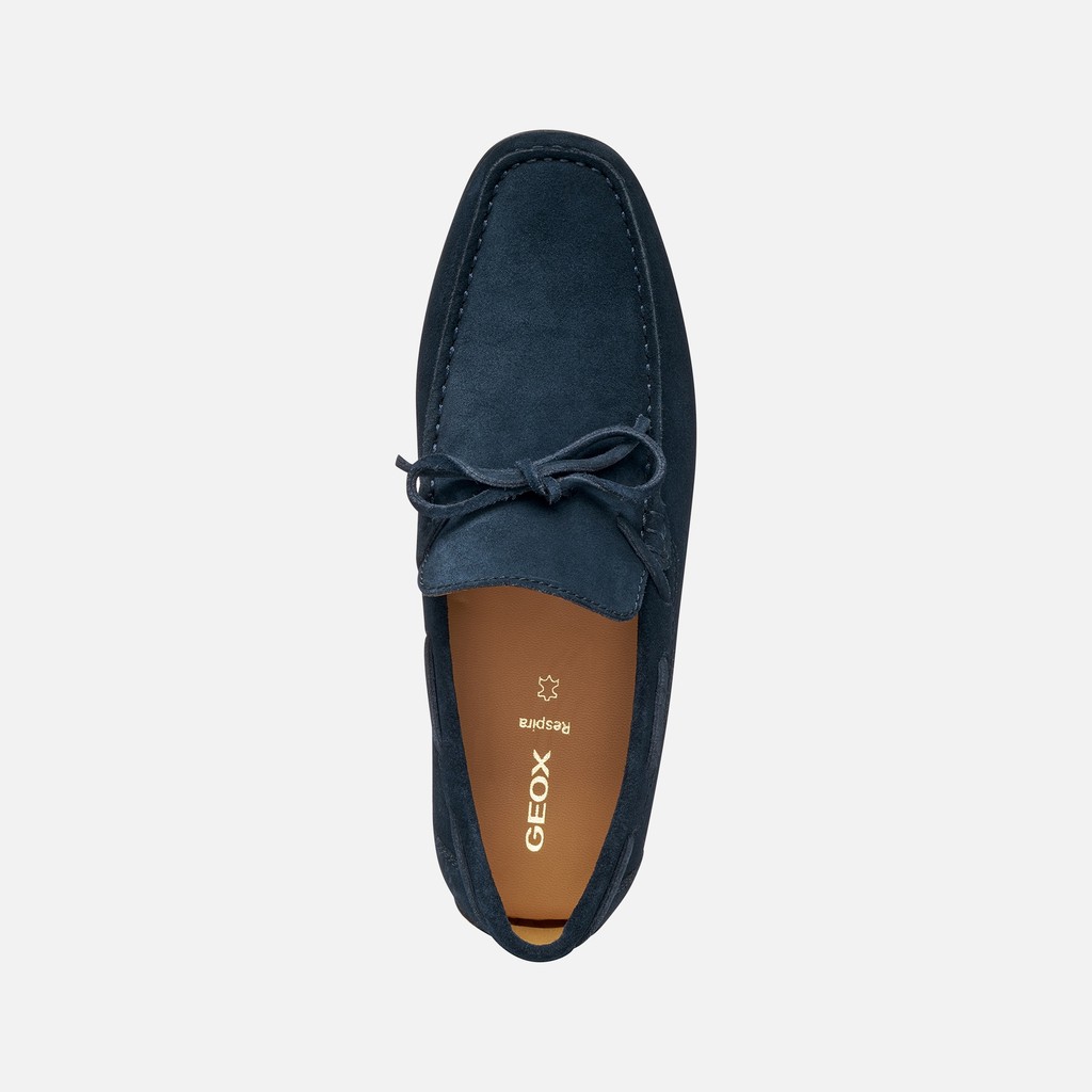 Suede loafers KOSMOPOLIS + GRIP MAN Navy - image number 5 | GEOX