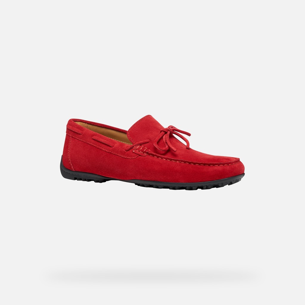 Mocassins en daim KOSMOPOLIS + GRIP HOMME Rouge - image number 2 | GEOX