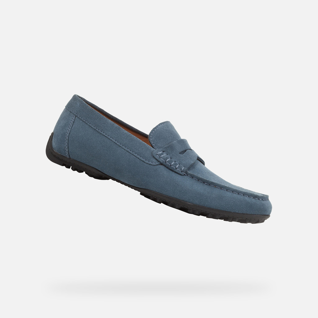 Geox KOSMOPOLIS GRIP Mocassins en Daim Avio Homme Geox