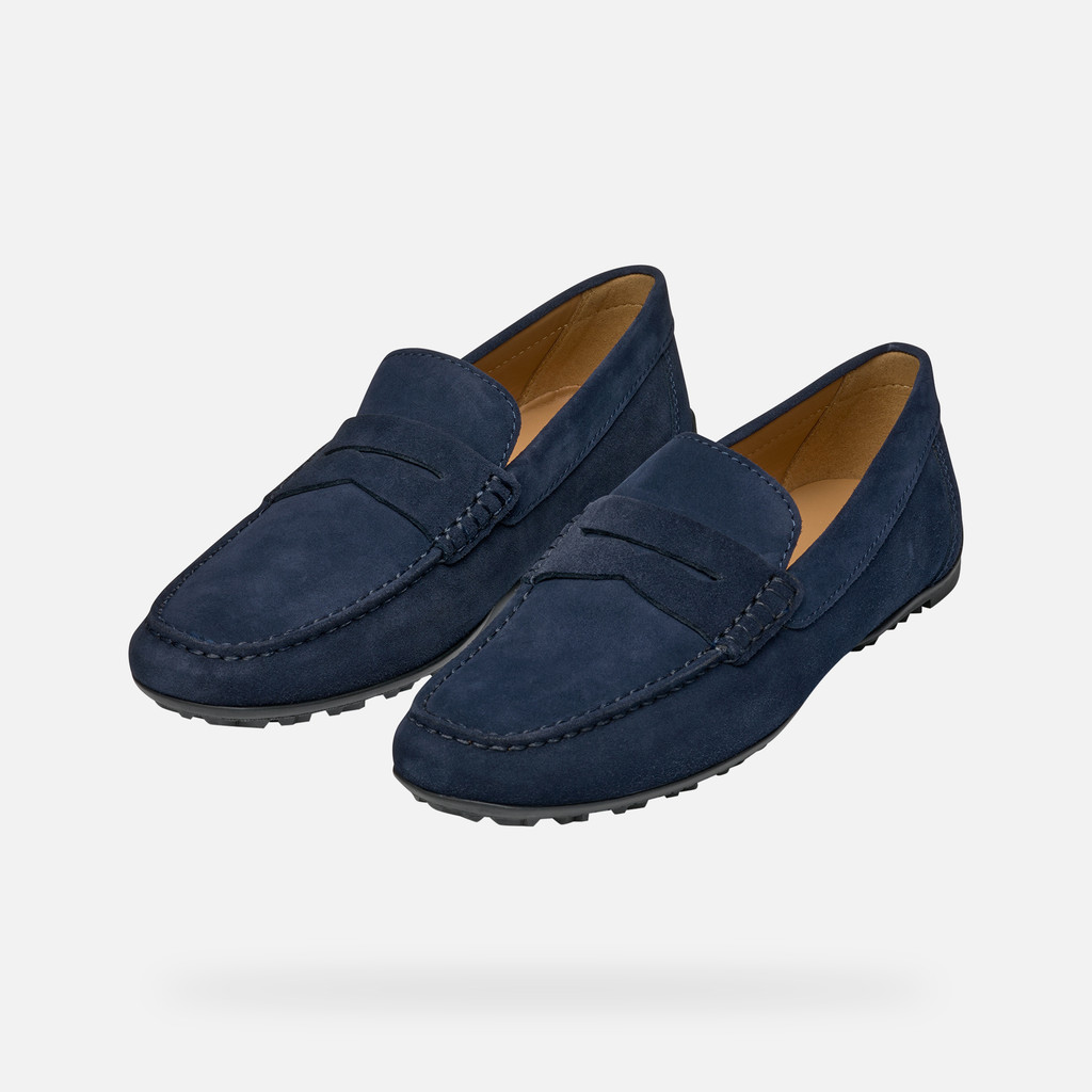 Geox Kosmopolis Grip Suede Loafers