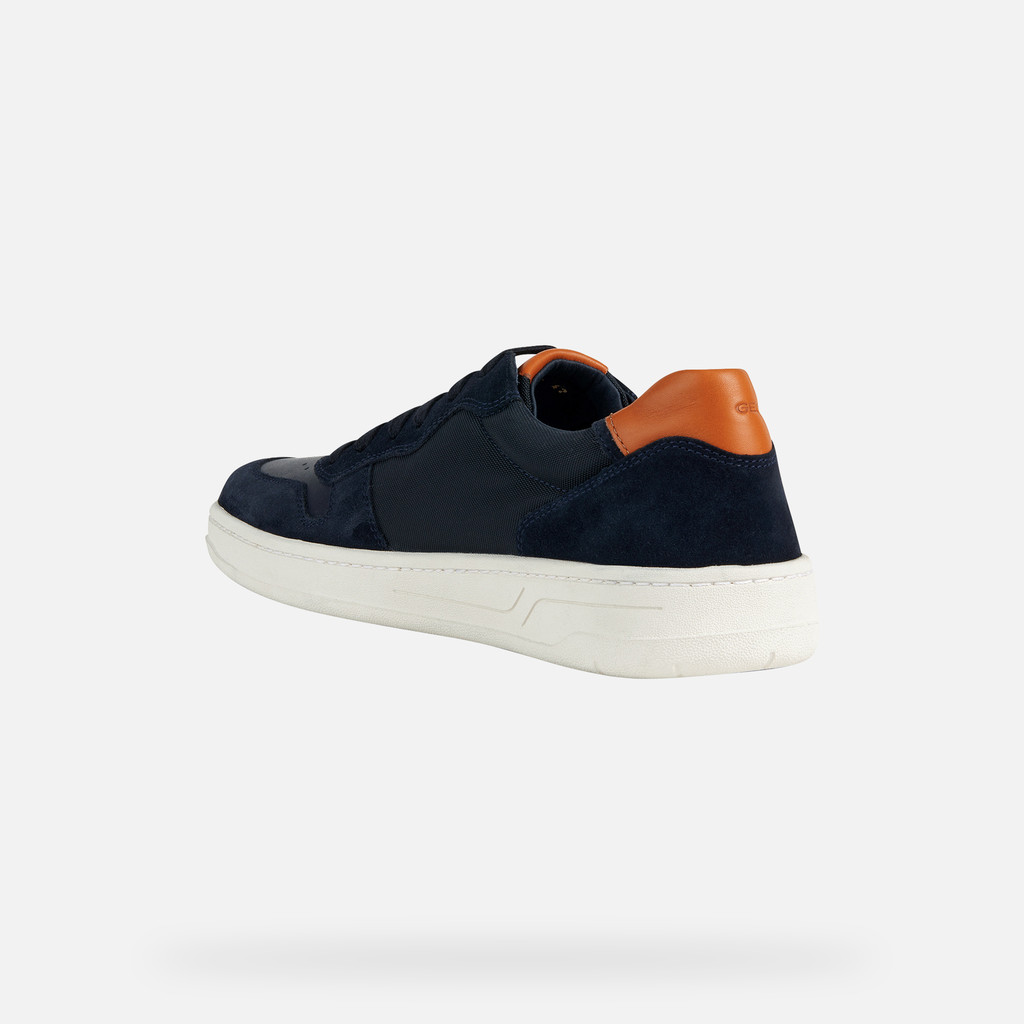 Geox® Men's Navy Low Top Sneakers Geox ® Online
