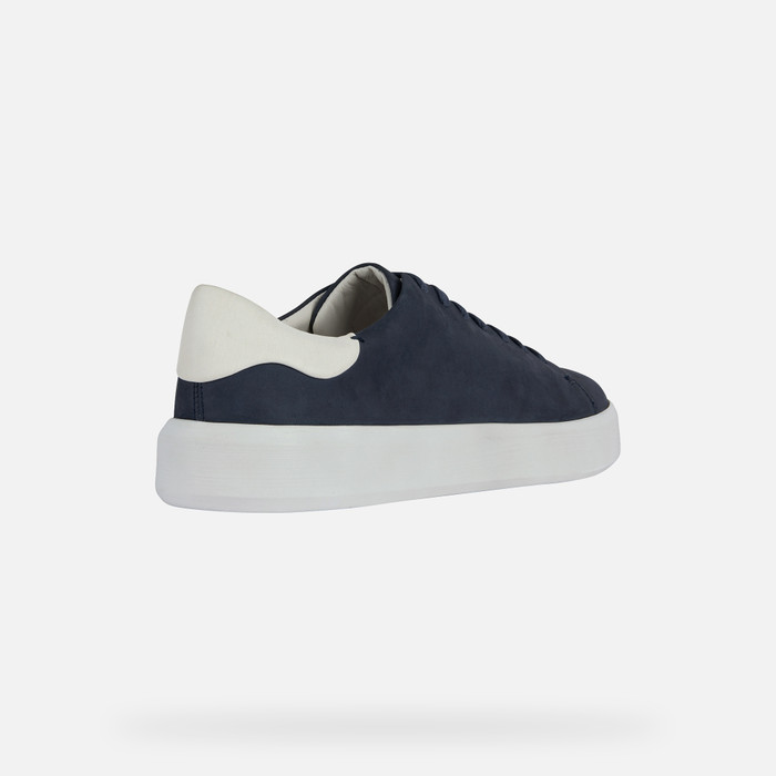 Geox® VELLETRI Men's Navy Low Top Sneakers Geox ® Online