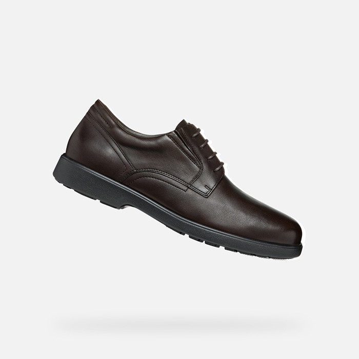 Leather shoes SPHERICA EC11 MAN Coffee | GEOX