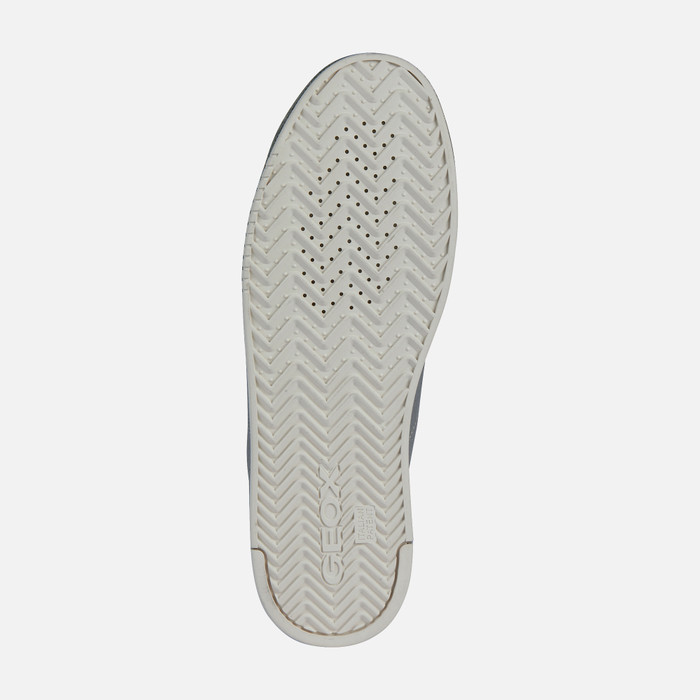 Geox® PIEVE A: Men\'s Grey Low Top Sneakers | Geox ® Online | Sneaker