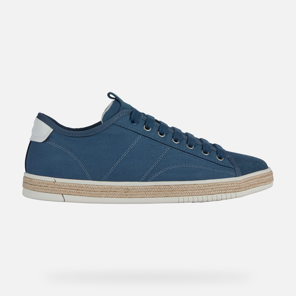 Geox® PIEVE A: Men's Jeans Low Top Sneakers | Geox