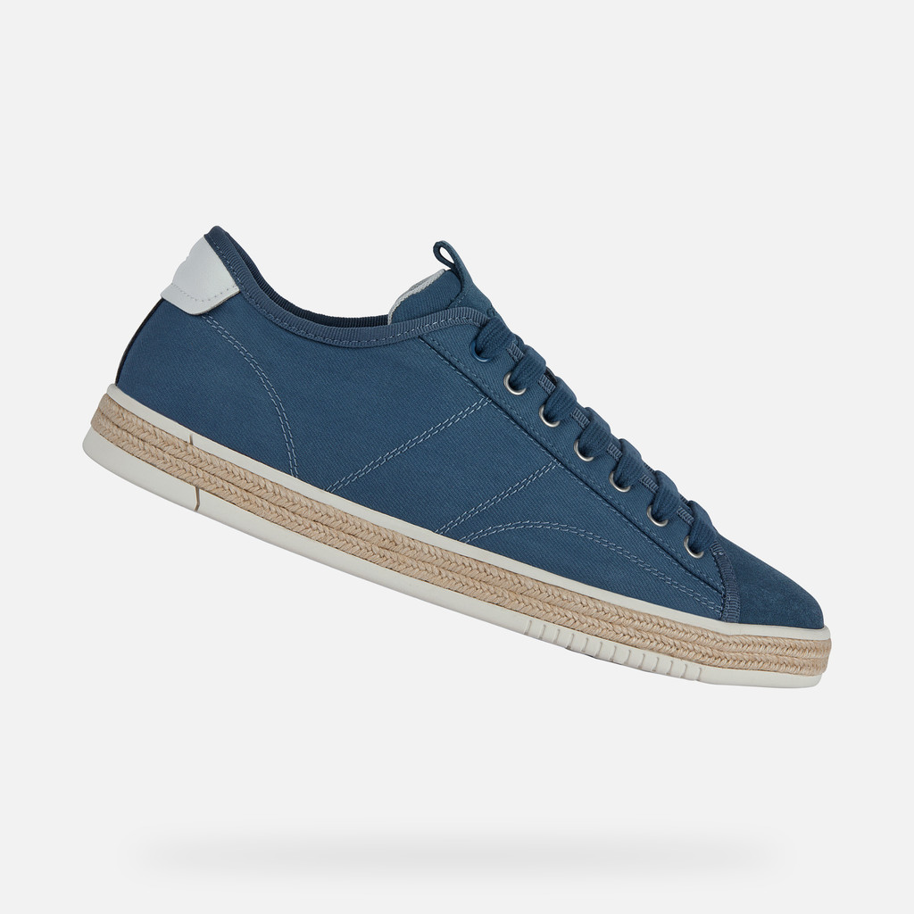 Geox® PIEVE A: Men's Jeans Low Top Sneakers | Geox