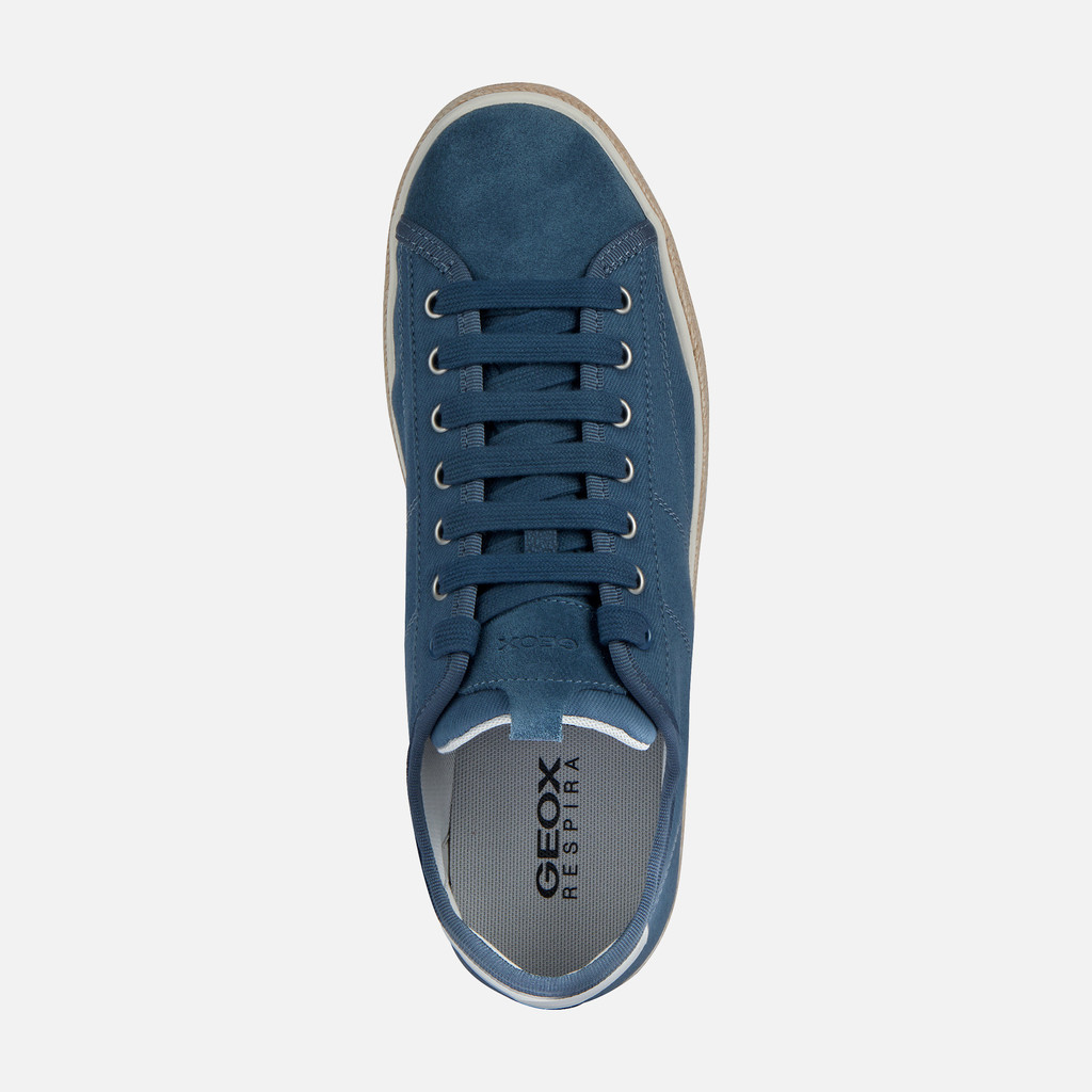 Geox® PIEVE A: Men's Jeans Low Top Sneakers | Geox