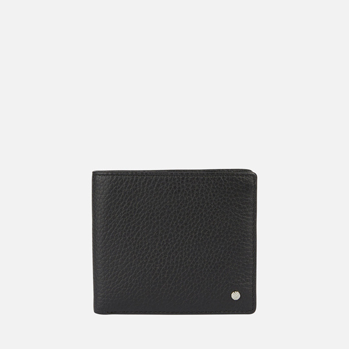 Leather wallet WALLET MAN Black | GEOX