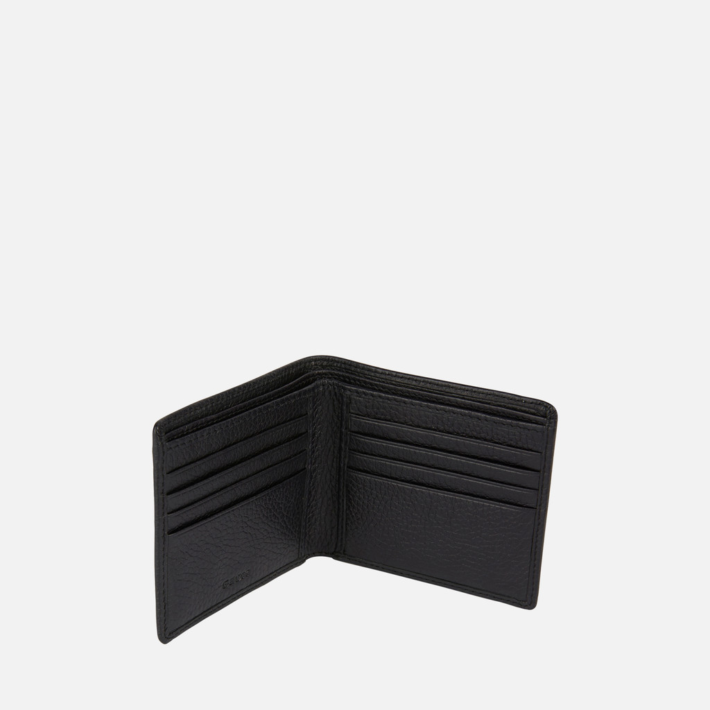 Leather wallet WALLET MAN Black - image number 3 | GEOX