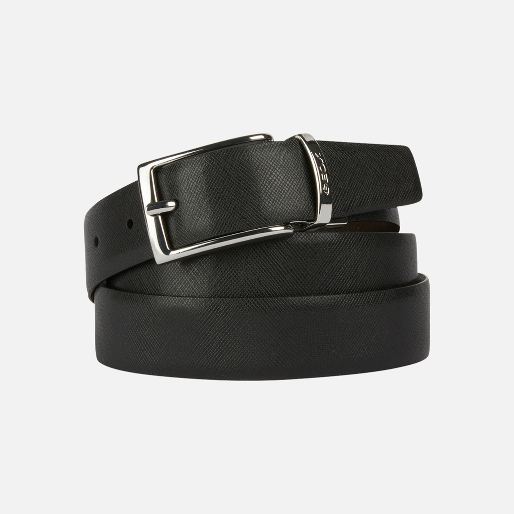 Accessoires Belt Homme Noir/brun Foncé