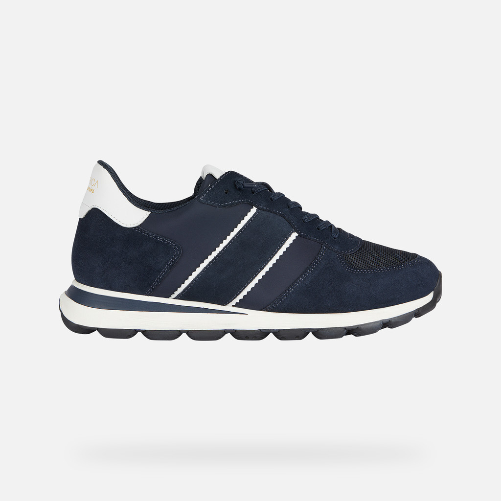 Geox® SPHERICA VSERIES: Men's navy Low Top Sneakers | Geox® SS