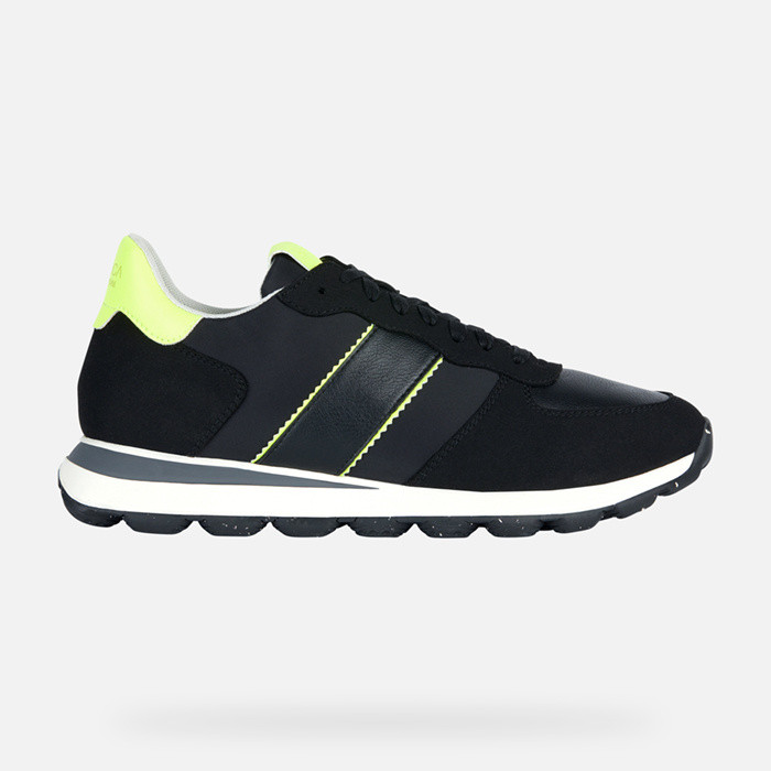 Low top sneakers SPHERICA VSERIES MAN Black/Lime | GEOX