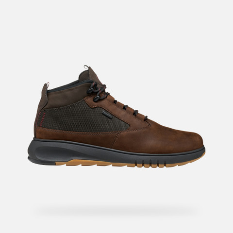 Waterproof boots AERANTIS 4X4 ABX MAN Dark Brown - image number 1 | GEOX