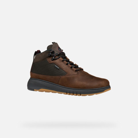 Waterproof boots AERANTIS 4X4 ABX MAN Dark Brown - image number 2 | GEOX