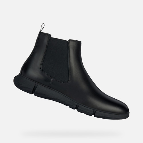 ANKLE BOOTS MAN ADACTER F MAN - BLACK