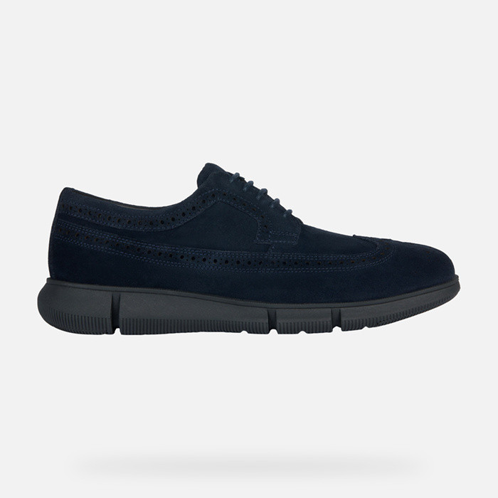 Suede shoes ADACTER F MAN Navy | GEOX