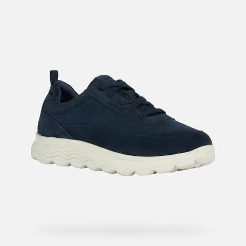 Geox® SPHERICA B: Low Top Sneakers Navy Blue Man | Geox®