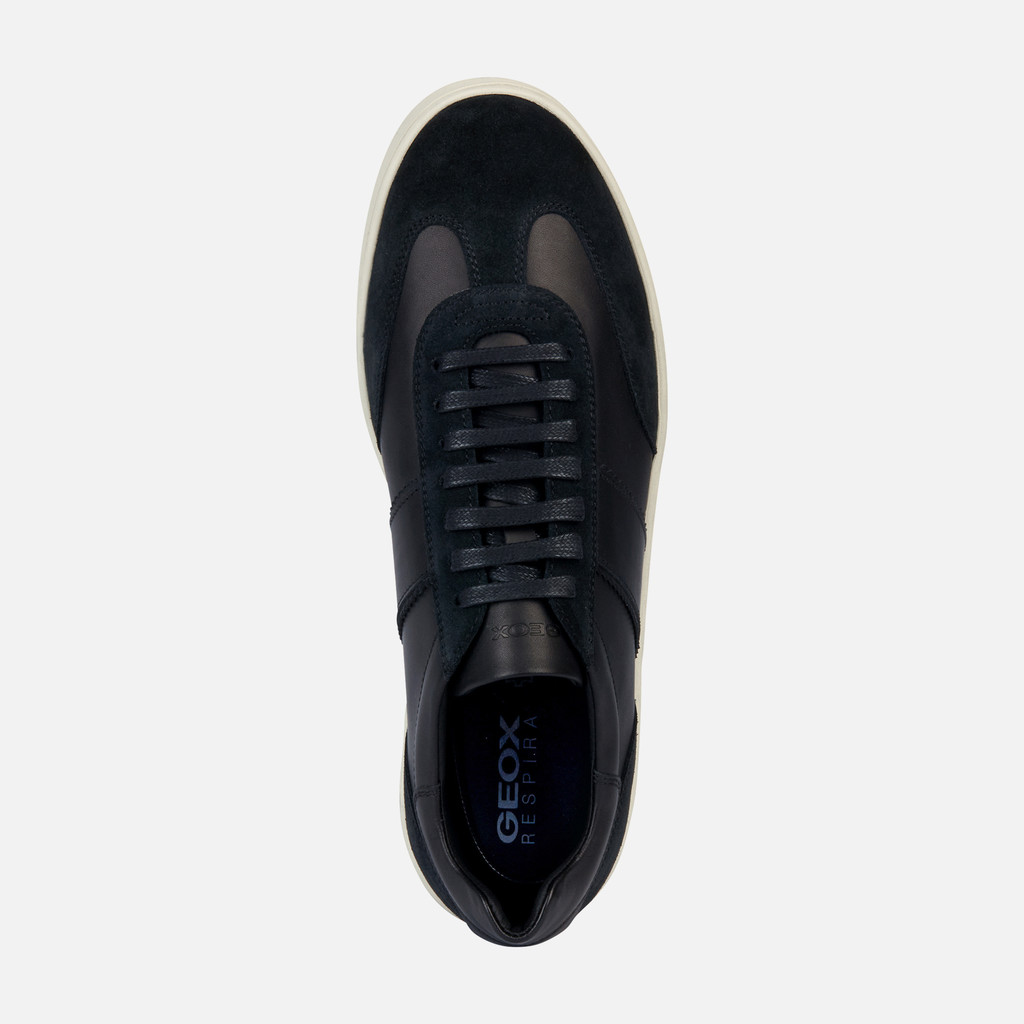 Geox® REGIO A: Low Top Sneakers black Man | Geox®