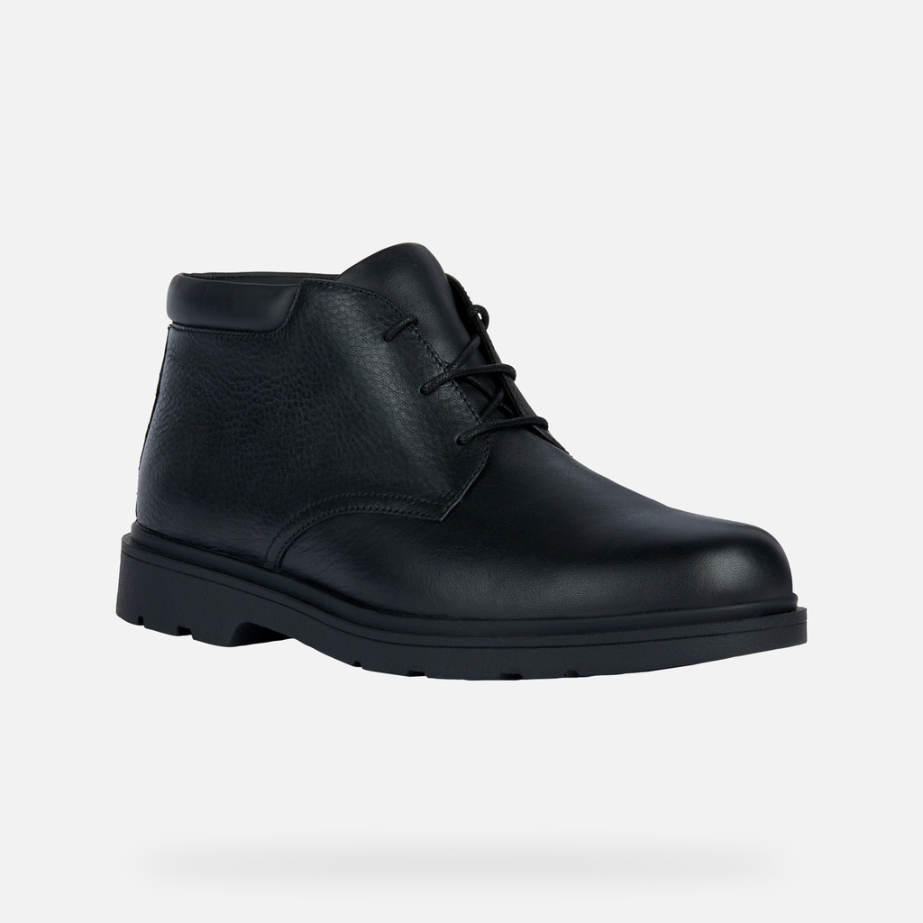 Bottines Geox Homme U Spherica EC1 A - Semelle Respirante Brevetée, Cuir Daim, Confort Et Imperméabilité