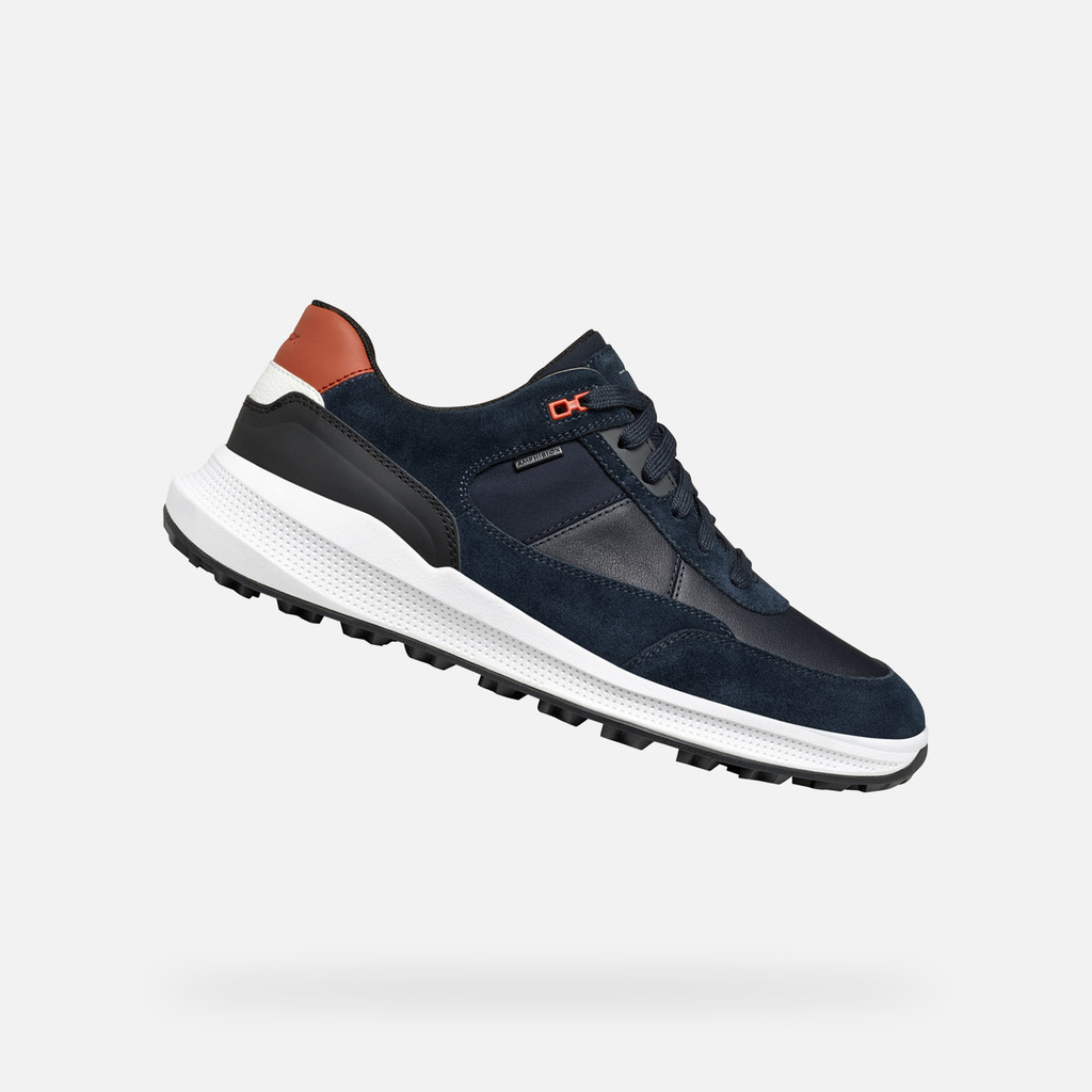 Geox navy trainers hotsell